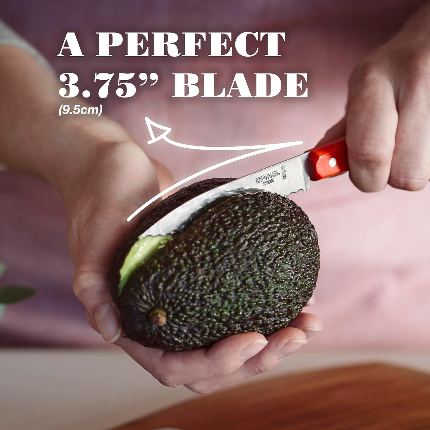 No. 113 Essential Paring Knife, Serrated Edge, Hornbeam (Natural)