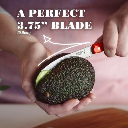 No. 113 Essential Paring Knife, Serrated Edge, Hornbeam (Natural)