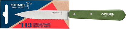 No. 113 Essential Paring Knife, Serrated Edge, Hornbeam (Natural)
