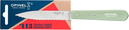 No. 113 Essential Paring Knife, Serrated Edge, Hornbeam (Natural)
