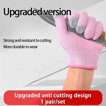 Cut Resistant Gloves Level 5 Protection, Food Grade Kitchen Cutting Gloves for Chef, Mandolin, Butcher Meat, Oyster Shucking, Safe Hand Protection for Cooking and Work