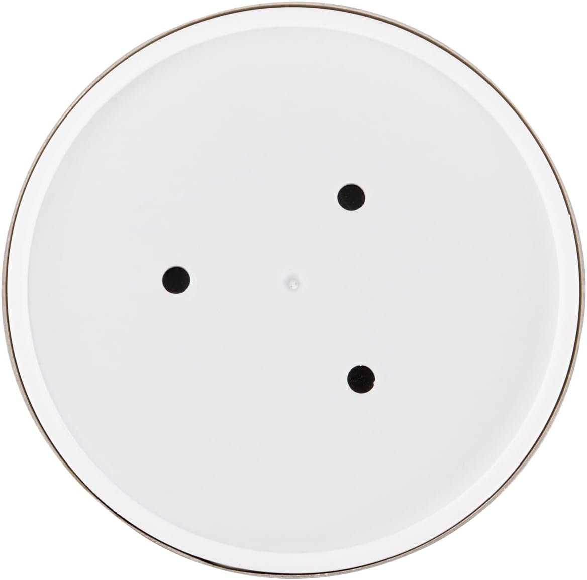 Sensei 4.3 x 8.8 Inch Round Knife Block 1 Round Slotted Knife Holder - Soft Touch Holds 9 Knives White Plastic Universal Knife Holder For Easy Storage