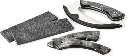 Poly Resin Knife Scales 3/8" X 2" X 7" Oyster Pair
