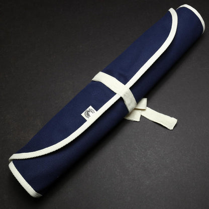 Yoshihiro Cotton Knife Pouch/bag Japanese Sushi Chef Knife Accessories (6 slots, Olive-Green)