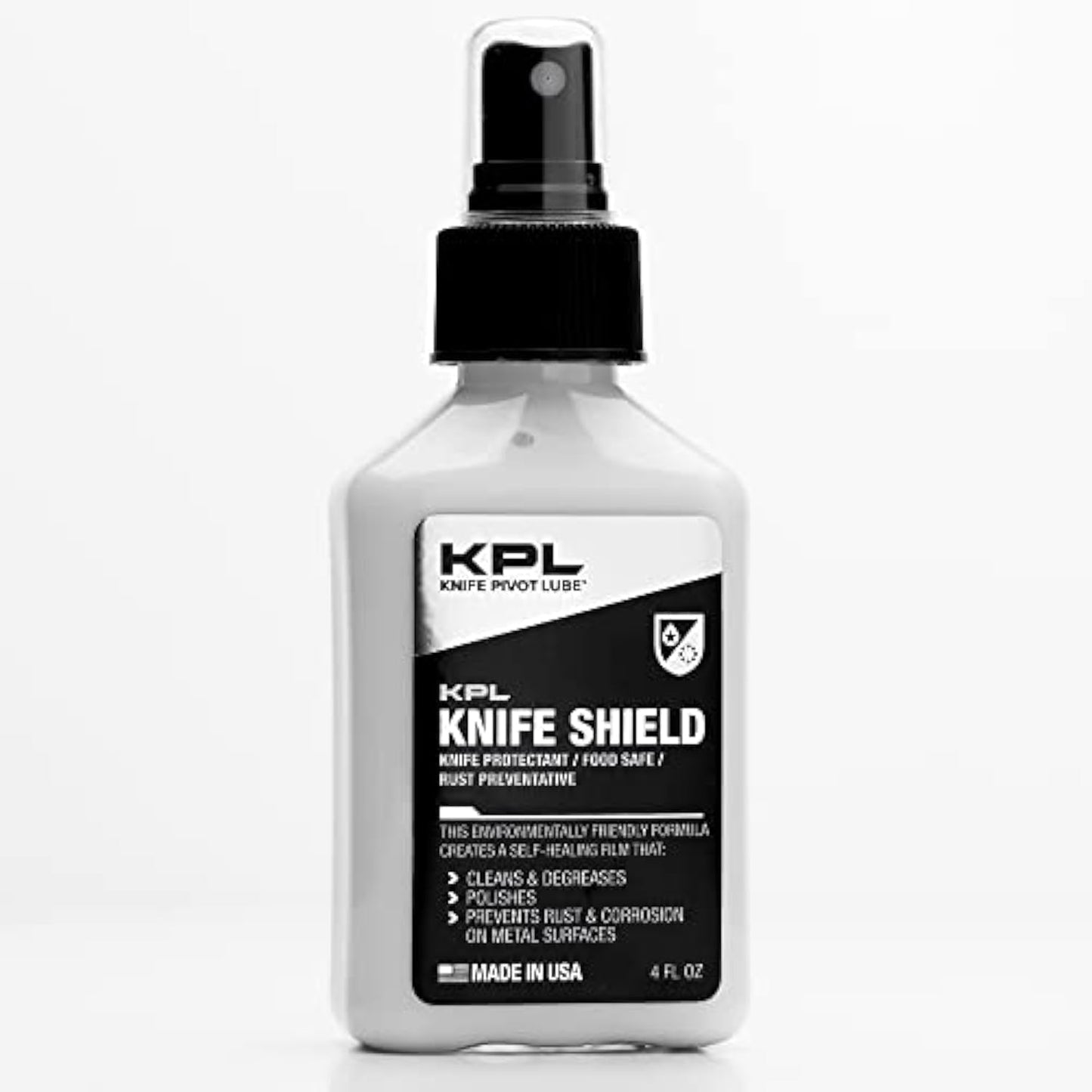 – Knife Shield Corrosion Preventive – Food Safe Rust Protection & Water Based Cleanser – 4 fl oz