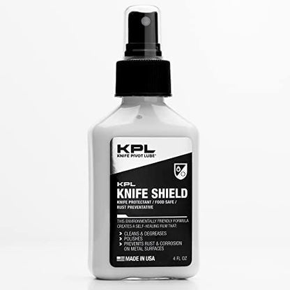 – Knife Shield Corrosion Preventive – Food Safe Rust Protection & Water Based Cleanser – 4 fl oz