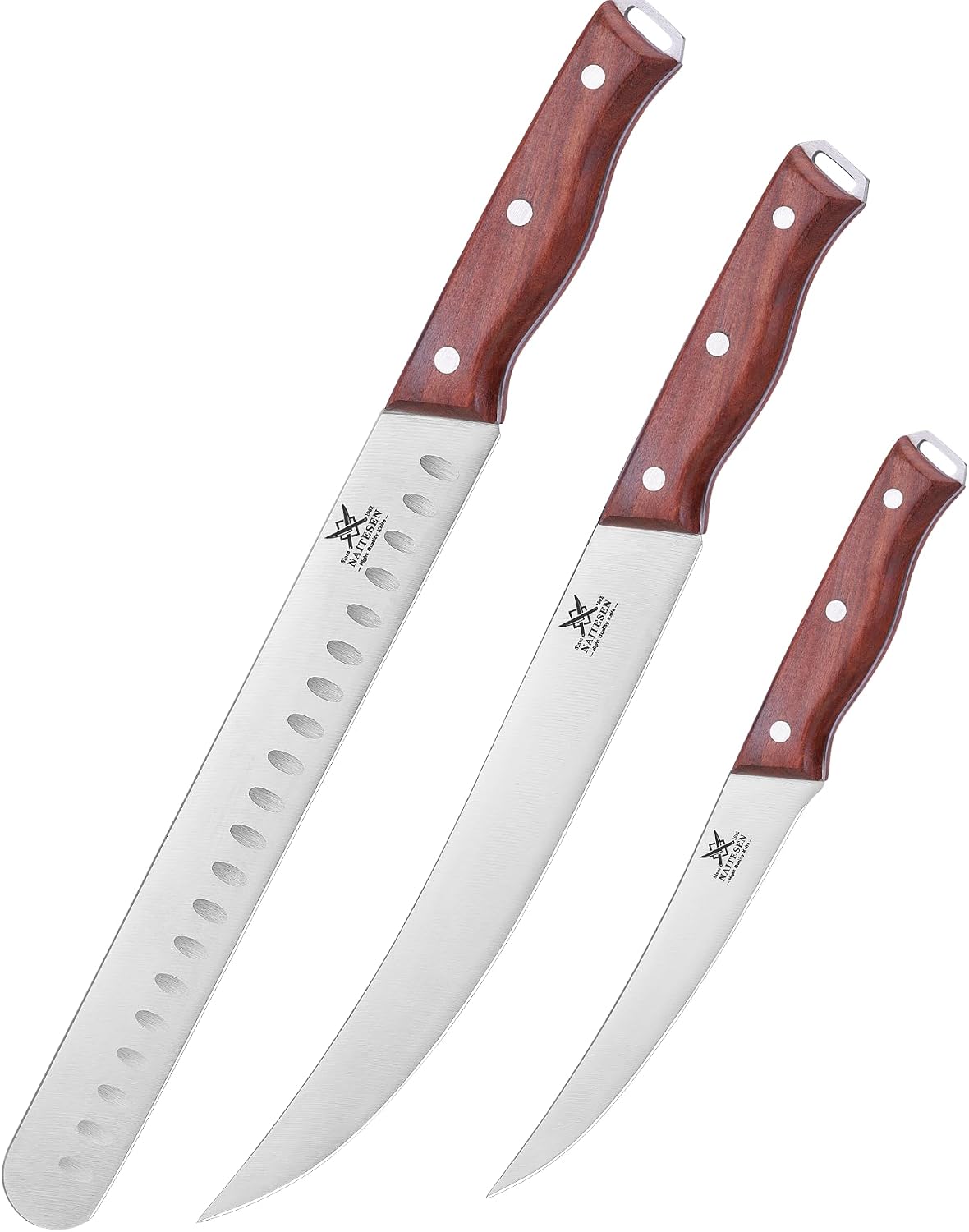Brisket Carving Knife and All Purpose Kitchen Shears Set
