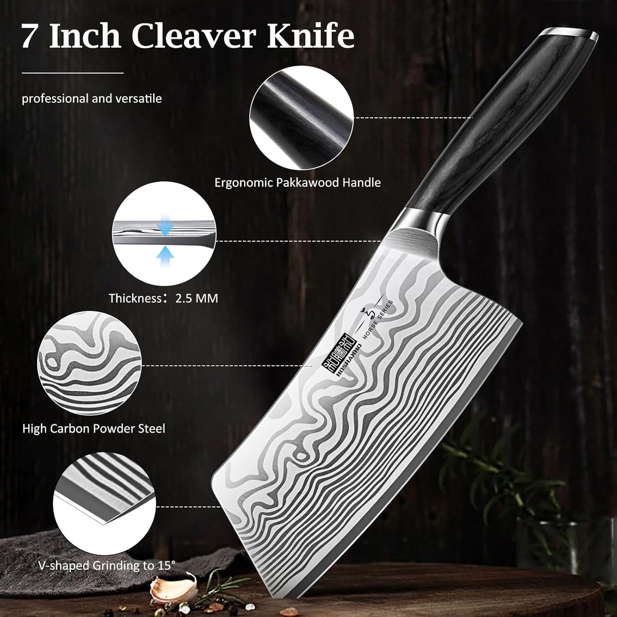 Paring Knife 3.75 Inch, Powder Steel Forged Small Kitchen Knife | Razor Sharp Fruit Knife for Peeling & Coring, Japanese Peeling Knife with Ergonomic Pakkawood Handle, Thoughtful Gifts