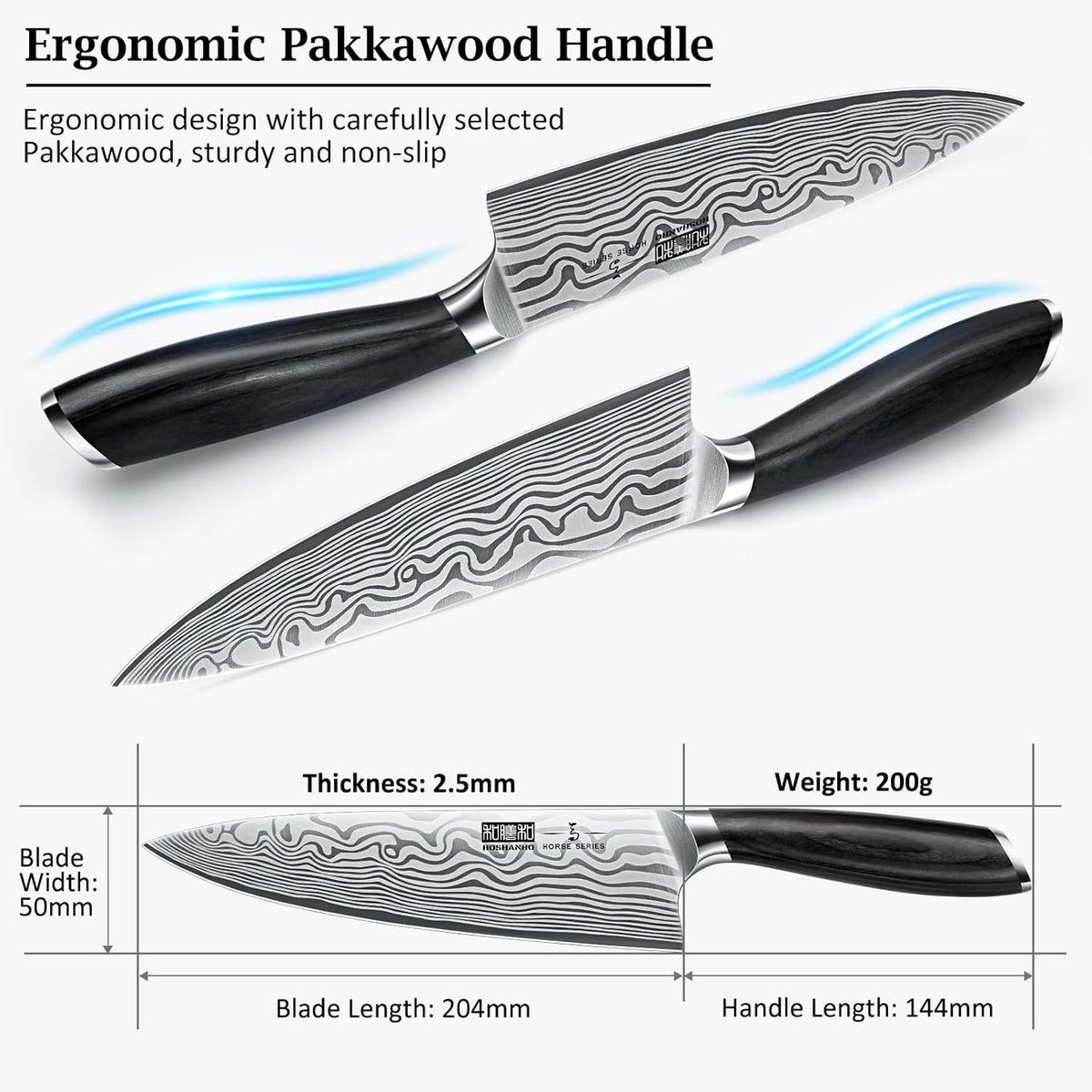 Paring Knife 3.75 Inch, Powder Steel Forged Small Kitchen Knife | Razor Sharp Fruit Knife for Peeling & Coring, Japanese Peeling Knife with Ergonomic Pakkawood Handle, Thoughtful Gifts
