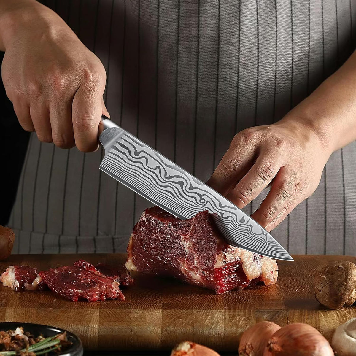 Paring Knife 3.75 Inch, Powder Steel Forged Small Kitchen Knife | Razor Sharp Fruit Knife for Peeling & Coring, Japanese Peeling Knife with Ergonomic Pakkawood Handle, Thoughtful Gifts