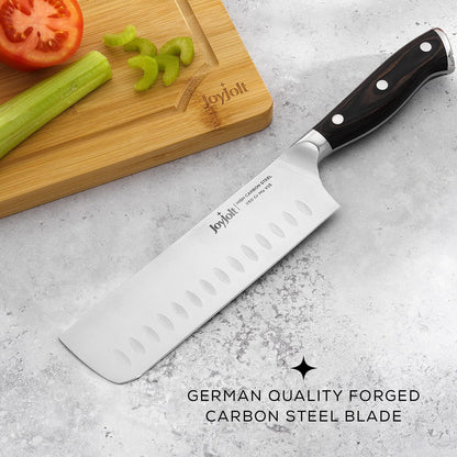 7” Nakiri Knife. High Carbon x50 German Steel Kitchen Knife – Magnetic Gift Boxed Japanese Knife.