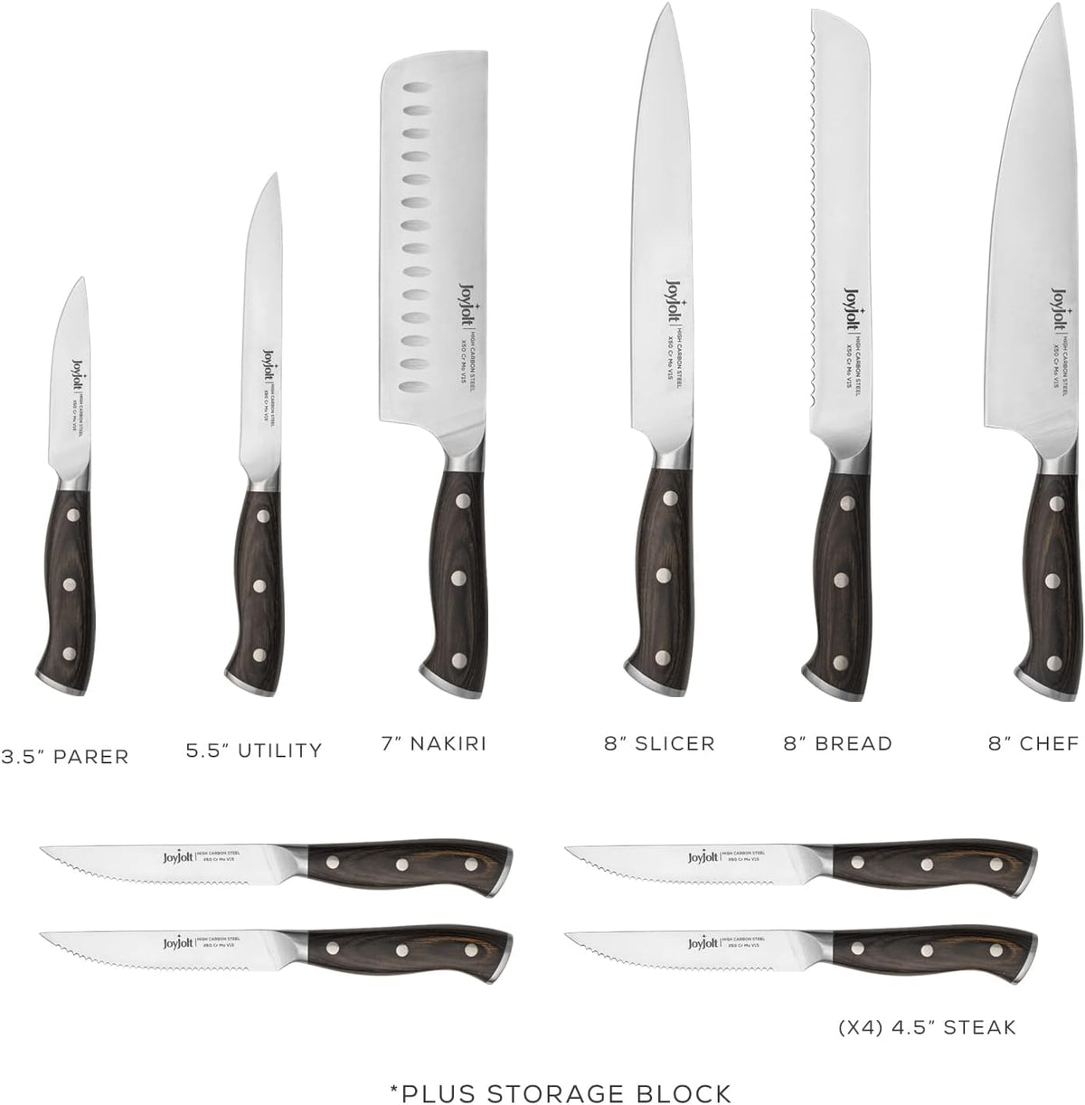 7” Nakiri Knife. High Carbon x50 German Steel Kitchen Knife – Magnetic Gift Boxed Japanese Knife.