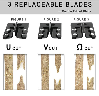 Upgrage Garden Grafting Tools, 2 in 1 Garden Pruning Tools Including Grafting Knife, Pruning Shears, Replacement Blades Grafting Tapes and Labels for Plant Branch Fruit Tree Cutting Pruner Tool Kits