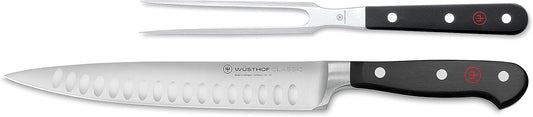WÜSTHOF Classic Carving Set, Black, 2-Piece