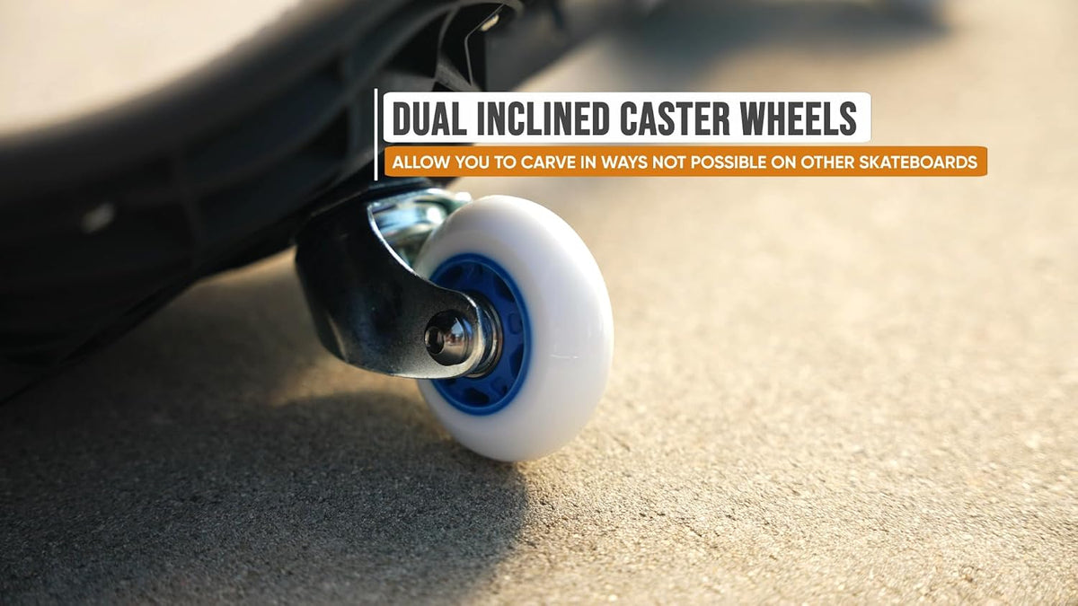 RipStik Ripster Caster Board | Pivoting Street Surf Skateboard