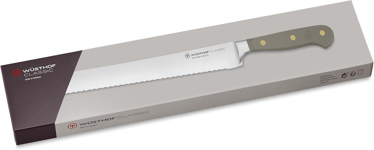 WÜSTHOF Classic Velvet Oyster 9" Double Serrated Bread Knife