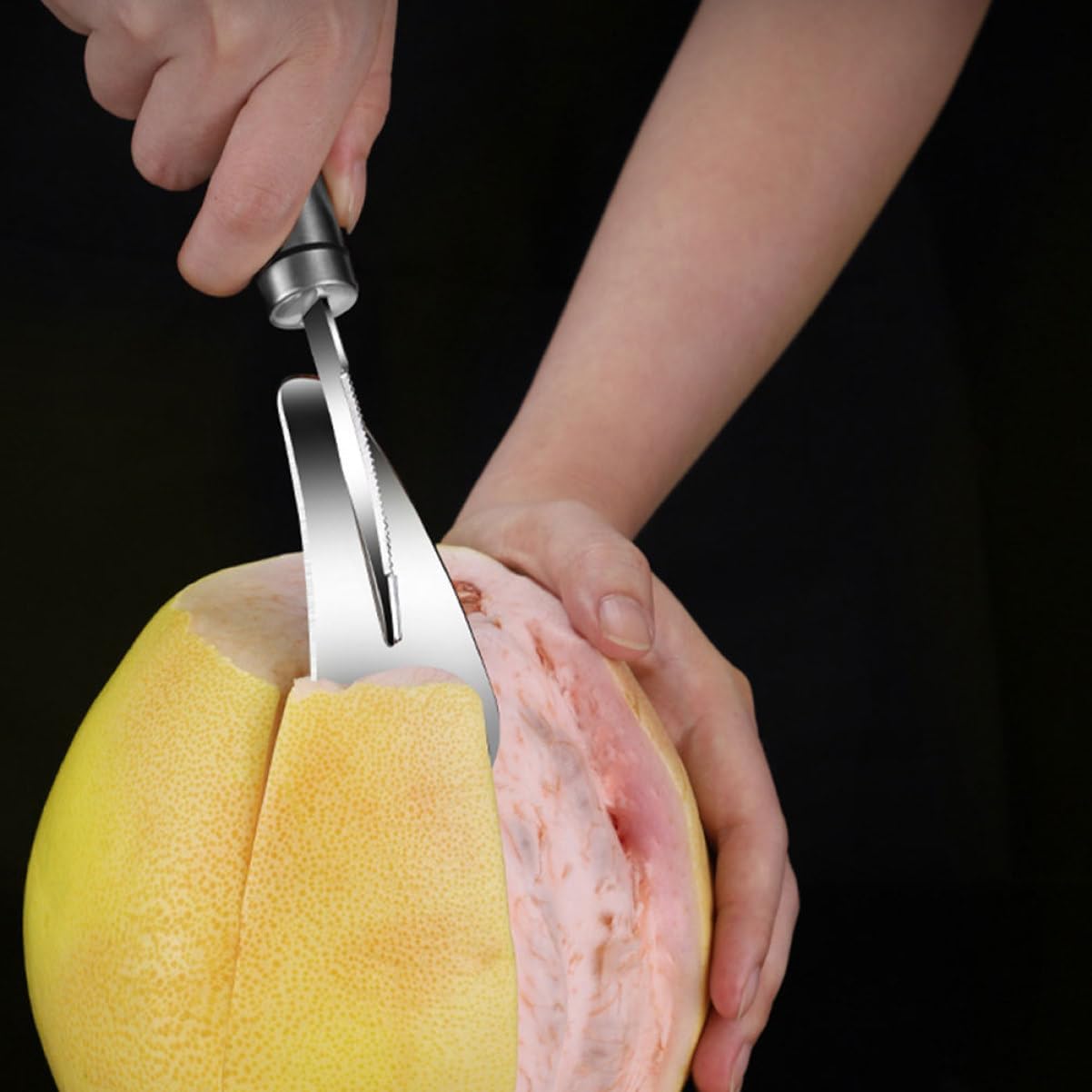 2pcs Stainless Steel Citrus Peeler Grapefruit Knife Orange Peeling Tool for Effortless Fruit Skin Removal Essential Kitchen Gadget for Grapefruits and Oranges
