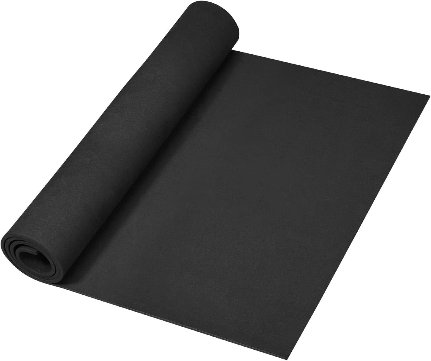 39"x15" EVA Foam Roll, 86 kg/m3 High Density 4MM Thick Foam Sheets, Flexible & Easy to Cut Ideal Material for Cosplay Supplies, DIY Projects, Drawer Mat, Crafts and Arts（1Pack Black)