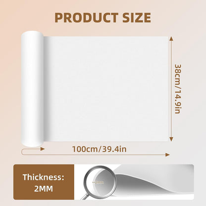39"x15" EVA Foam Roll, 86 kg/m3 High Density 4MM Thick Foam Sheets, Flexible & Easy to Cut Ideal Material for Cosplay Supplies, DIY Projects, Drawer Mat, Crafts and Arts（1Pack Black)