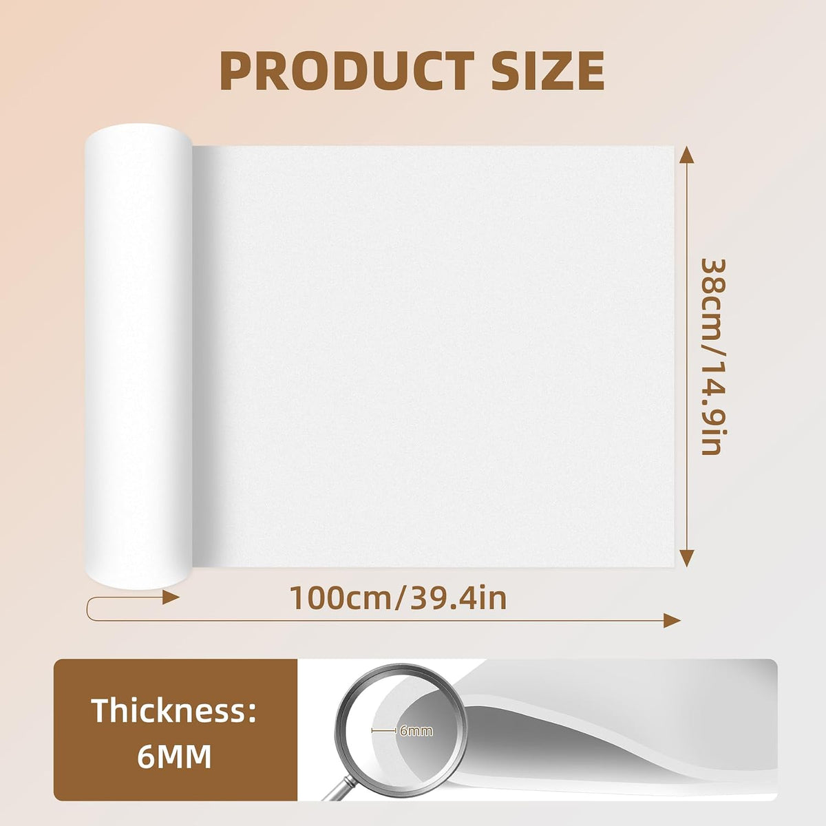 39"x15" EVA Foam Roll, 86 kg/m3 High Density 4MM Thick Foam Sheets, Flexible & Easy to Cut Ideal Material for Cosplay Supplies, DIY Projects, Drawer Mat, Crafts and Arts（1Pack Black)