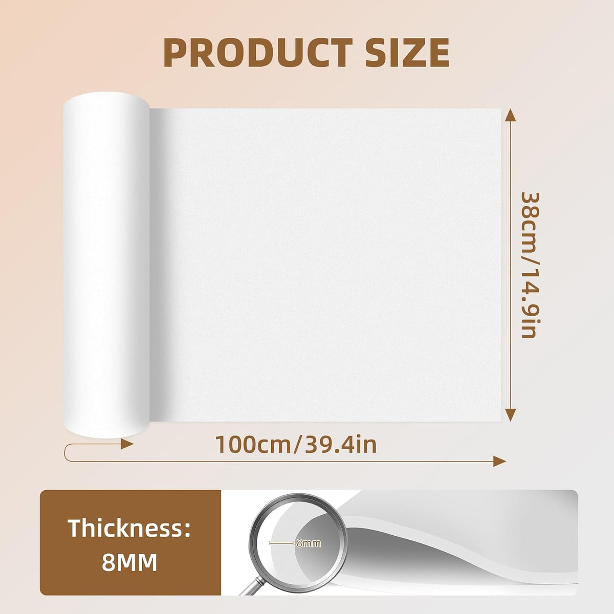 39"x15" EVA Foam Roll, 86 kg/m3 High Density 4MM Thick Foam Sheets, Flexible & Easy to Cut Ideal Material for Cosplay Supplies, DIY Projects, Drawer Mat, Crafts and Arts（1Pack Black)