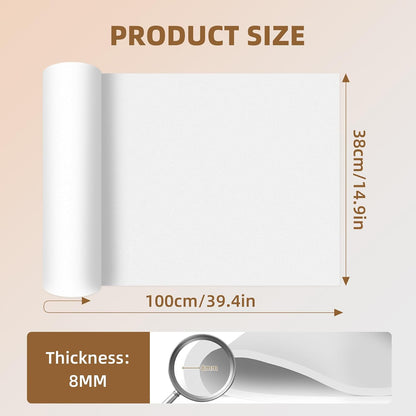 39"x15" EVA Foam Roll, 86 kg/m3 High Density 4MM Thick Foam Sheets, Flexible & Easy to Cut Ideal Material for Cosplay Supplies, DIY Projects, Drawer Mat, Crafts and Arts（1Pack Black)