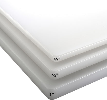 Cutting Board, 18 by 24 by 1/2-Inch, White, 18" x 24"
