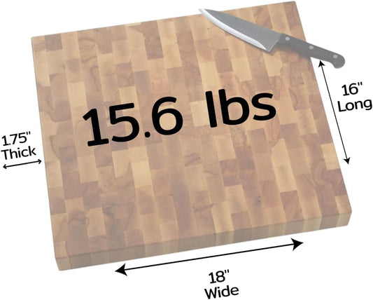 Butcher Block Cutting Board, Large Cutting Board for the Kitchen, Butcher Block Gifts, Chopping Boards for Kitchen