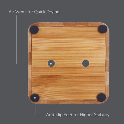 Deluxe Universal Knife Block with Slots for Scissors and Sharpening Rod - Acacia Wood Knife Block For Safe, Space Saver Knives Storage - Unique Slot Design to Protect Blades