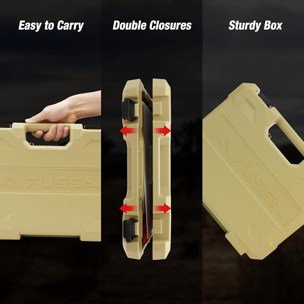 10 Piece Hunting Field Dressing Kit with Portable Storage Case | Green, Deer, Fishing, Camping, Survival