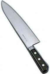 Sakai Takayuki Japan Steel(HAGANE) w/Bolster, Japanese Chef's Yo-Deba Knife (180mm/7.1")