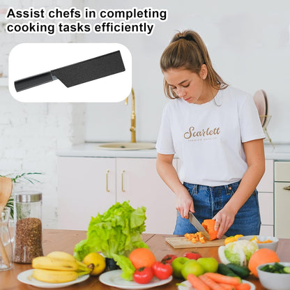 2 Pcs Waterproof Blade Guard Cover 7 Inch Knife Sheath Knives Guard Knife Cover or Sleeves for Home Kitchen Black