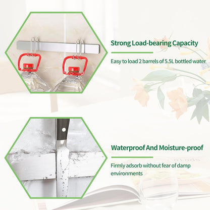 Stainless Steel Magnetic Knife Strips 16 Inch Wall-Mounted Magnetic Knife Holder Premium Magnetic Tool Organizer Multi-Purpose Functionality for Kitchen Securely Store Utensils Knife Rack