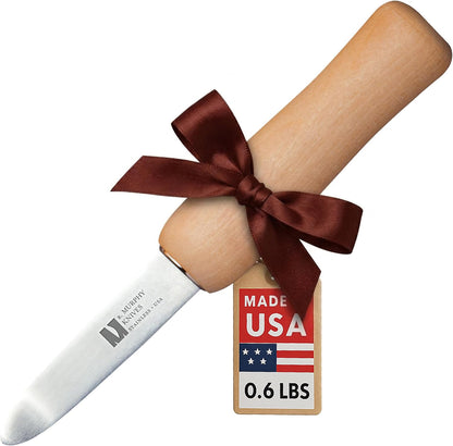 R Murphy Ramelson New Haven Oyster Shucking Knife, Regular, Wood Handle