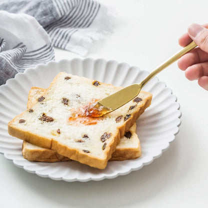 4Pcs Stainless Steel Cheese Spreaders 6.49 Inch Butter Knife Set for Jam Cold Butter Cream Cheese Cake Sandwiches Charcuterie Kitchen Utensils for Home Restaurants Catering