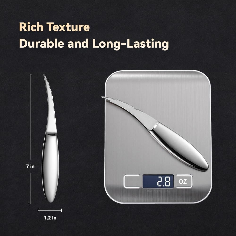 Shrimp Deveiner Tool Stainless Steel Shrimp Deveining Tool Seamless Shrimp Peeler and Deveiner Tool Efficient Shrimp Peeler and Shrimp Cleaner Shrimp Knife for Easy Shrimp Deveining