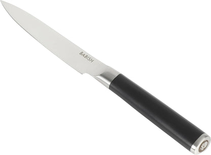 5-Inch Forged Utility Knife – High-Carbon 1.4116 German Steel Full Tang Kitchen Knife for Precision Cutting and Durability