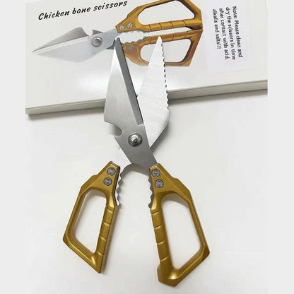 Gold Kitchen Scissors Heavy Duty All Purpose Kitchen Shears for Food