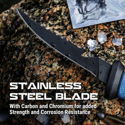 Fishing Knife, High Performance Stainless Steel Blade with Non-Slip Grip Handle and Protective Sheath for Freshwater and Saltwater Fishing, 9 Inch Fillet Knife