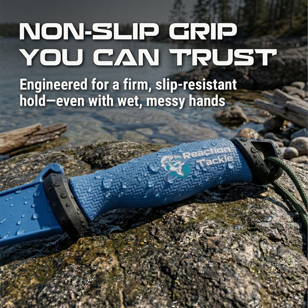 Fishing Knife, High Performance Stainless Steel Blade with Non-Slip Grip Handle and Protective Sheath for Freshwater and Saltwater Fishing, 9 Inch Fillet Knife