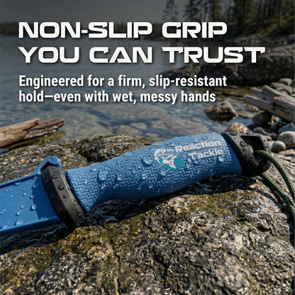 Fishing Knife, High Performance Stainless Steel Blade with Non-Slip Grip Handle and Protective Sheath for Freshwater and Saltwater Fishing, 9 Inch Fillet Knife