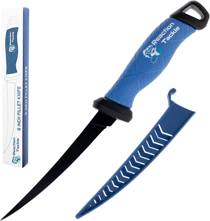 Fishing Knife, High Performance Stainless Steel Blade with Non-Slip Grip Handle and Protective Sheath for Freshwater and Saltwater Fishing, 9 Inch Fillet Knife