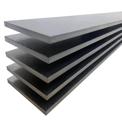 5 Pack 1095 Steel Flat Bar for Knife Making, 12"x1.5"x0.12" | Annealed Cold Rolled Flat Stock, Smooth Finish for Cutting, Grinding and Shaping, Rust-Resistant Packaging