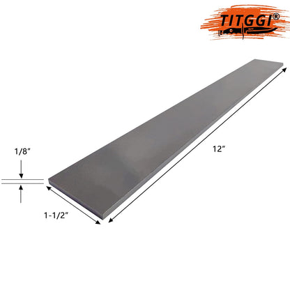 5 Pack 1095 Steel Flat Bar for Knife Making, 12"x1.5"x0.12" | Annealed Cold Rolled Flat Stock, Smooth Finish for Cutting, Grinding and Shaping, Rust-Resistant Packaging