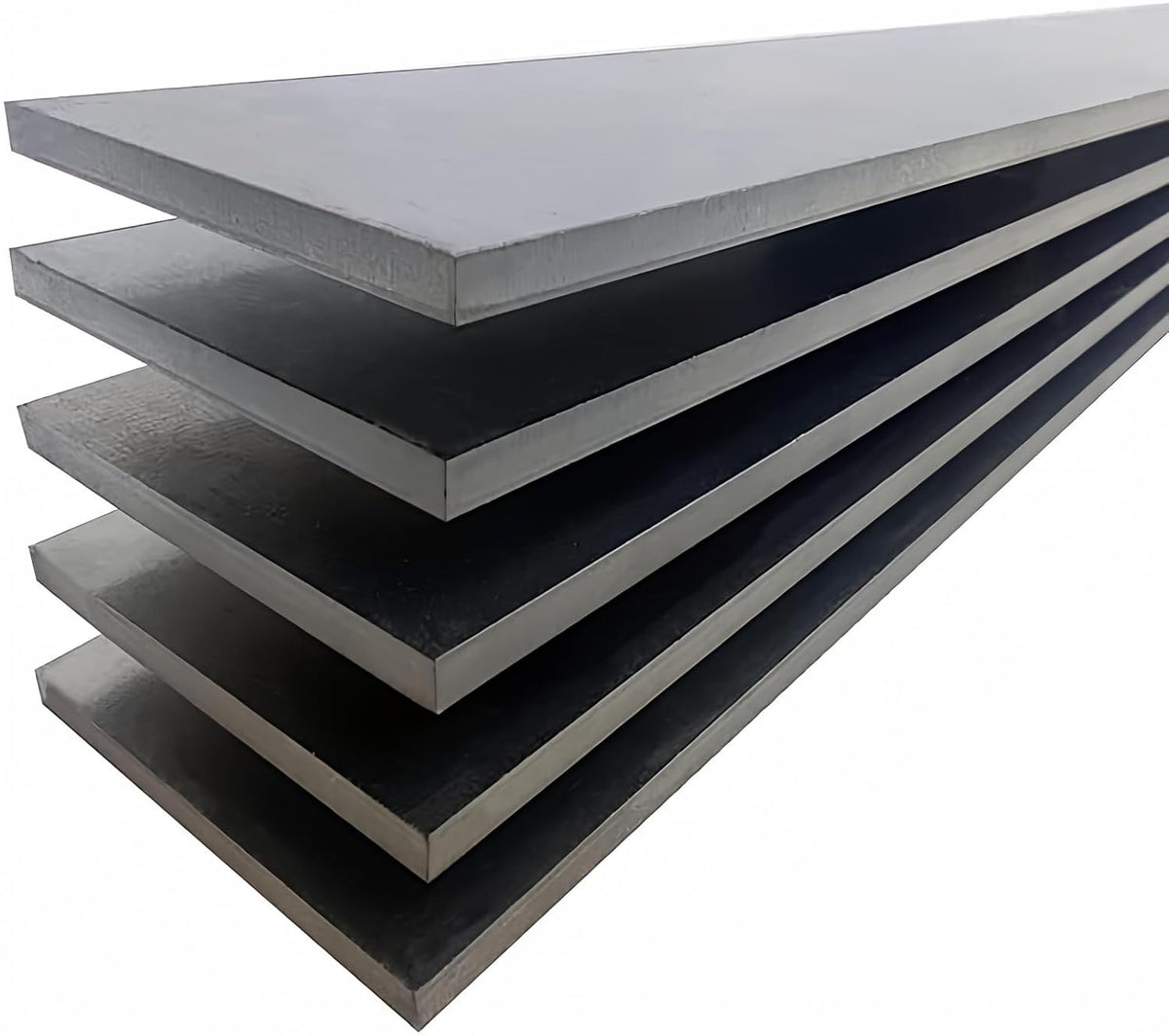 5 Pack 1095 Steel Flat Bar for Knife Making, 12"x1.5"x0.12" | Annealed Cold Rolled Flat Stock, Smooth Finish for Cutting, Grinding and Shaping, Rust-Resistant Packaging