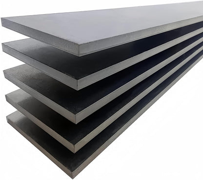 5 Pack 1095 Steel Flat Bar for Knife Making, 12"x1.5"x0.12" | Annealed Cold Rolled Flat Stock, Smooth Finish for Cutting, Grinding and Shaping, Rust-Resistant Packaging
