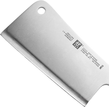 Four Star 6-inch Razor-Sharp German Meat Cleaver, Made in Company-Owned German Factory with Special Formula Steel perfected for almost 300 Years, Dishwasher Safe