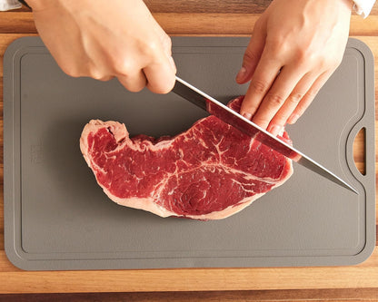 TPU Cutting Board Flexible Mat, 17.3" x 10.6" Nonslip Korean cutting board for kitchen, BPA Free Flexible Chopping Board, TPU Material Double-sided Dishwasher Safe