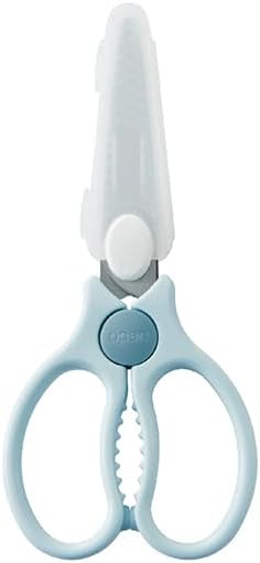 Premium Portable Safety Food Scissors (Blue)