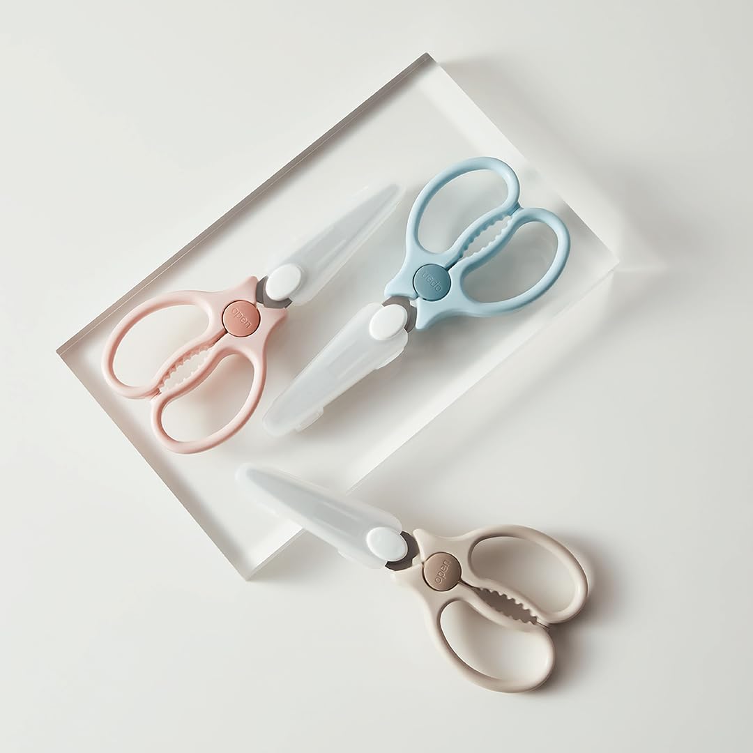 Premium Portable Safety Food Scissors (Blue)